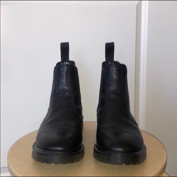 Pebbled Leather Dr. Martens Boots - Picture 2 of 5